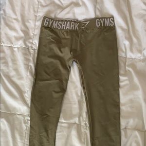 Gymshark Cropped Olive Fit Leggings